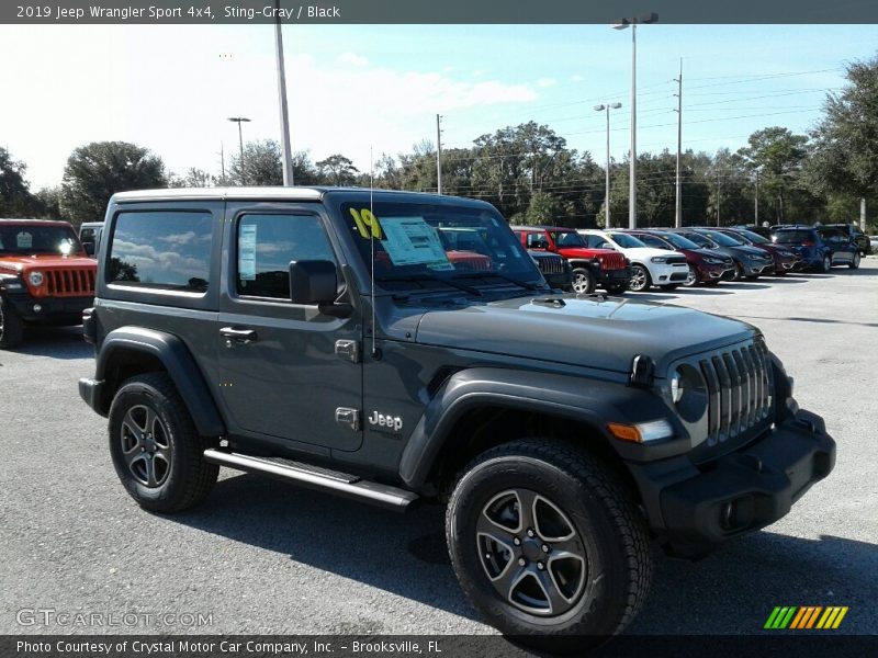 Sting-Gray / Black 2019 Jeep Wrangler Sport 4x4