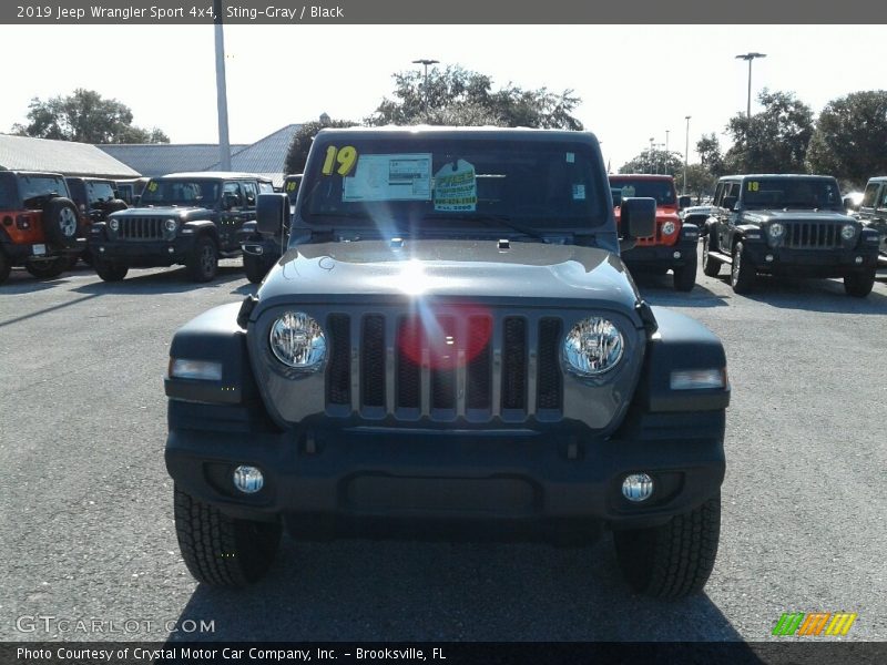 Sting-Gray / Black 2019 Jeep Wrangler Sport 4x4