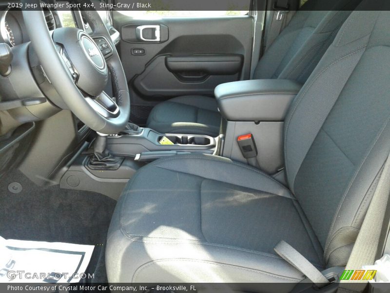 Sting-Gray / Black 2019 Jeep Wrangler Sport 4x4