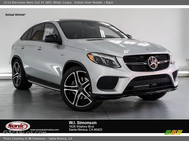 Iridium Silver Metallic / Black 2019 Mercedes-Benz GLE 43 AMG 4Matic Coupe