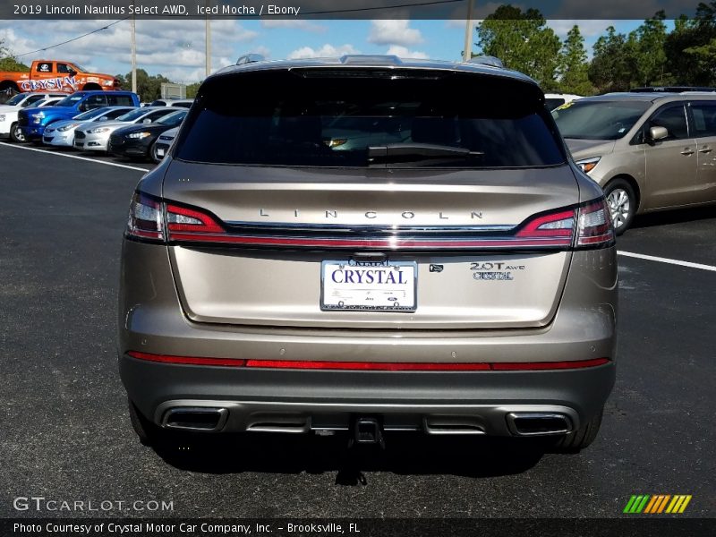 Iced Mocha / Ebony 2019 Lincoln Nautilus Select AWD