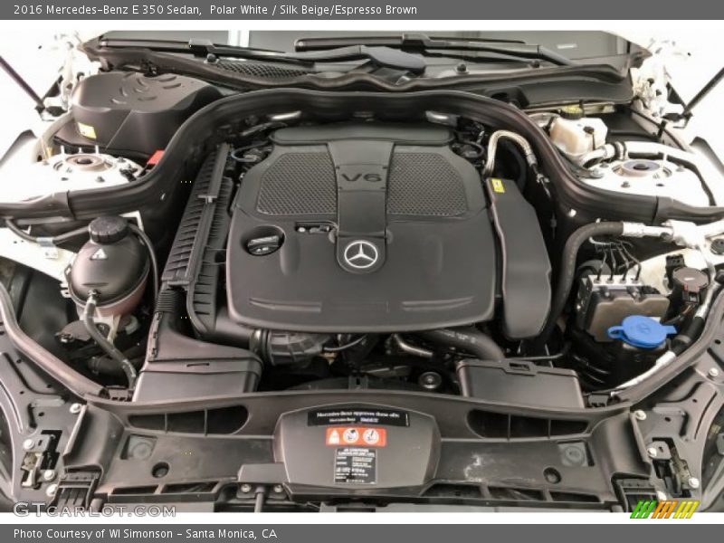Polar White / Silk Beige/Espresso Brown 2016 Mercedes-Benz E 350 Sedan