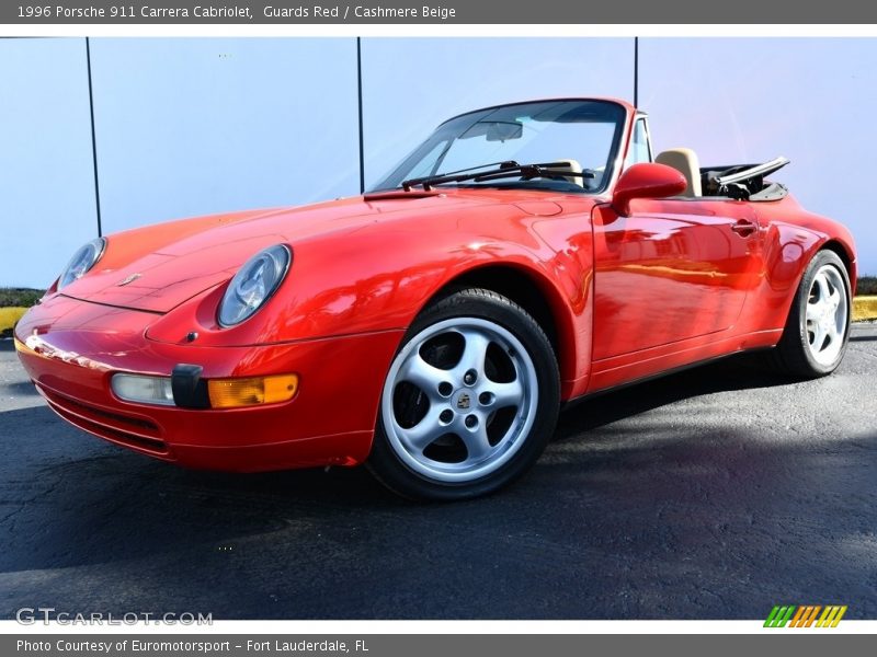 Front 3/4 View of 1996 911 Carrera Cabriolet