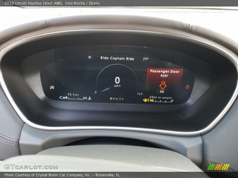  2019 Nautilus Select AWD Select AWD Gauges