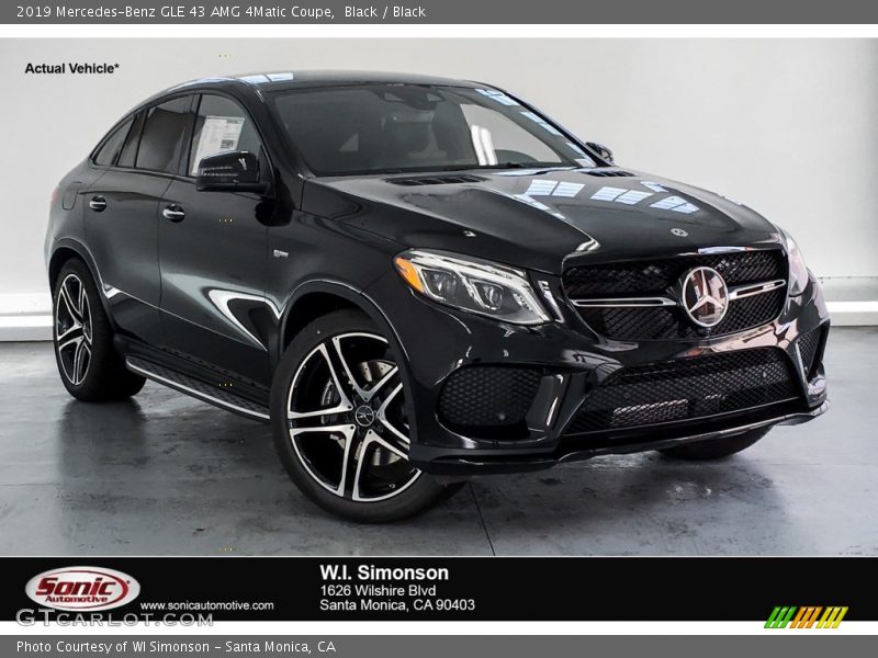 Black / Black 2019 Mercedes-Benz GLE 43 AMG 4Matic Coupe