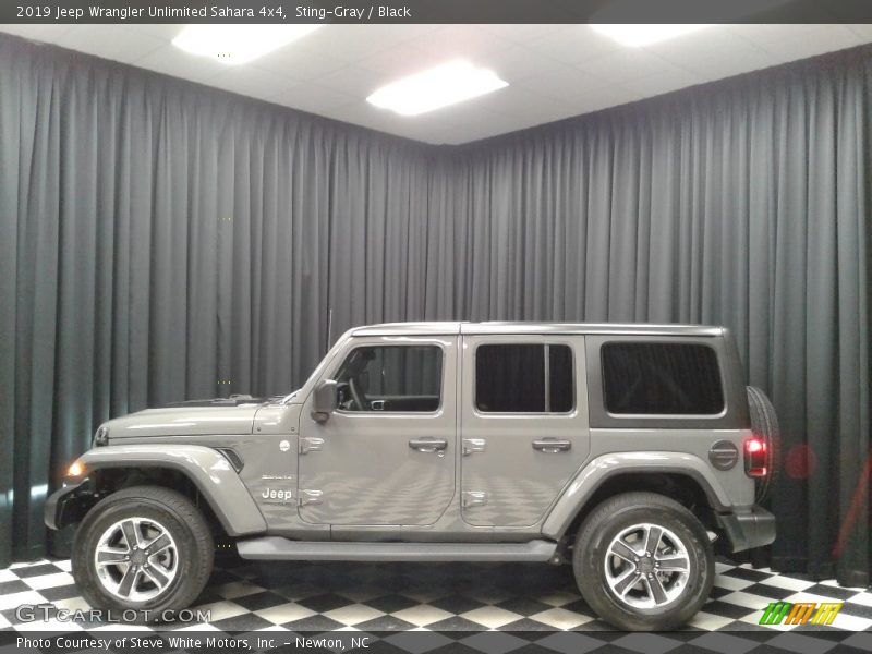 Sting-Gray / Black 2019 Jeep Wrangler Unlimited Sahara 4x4