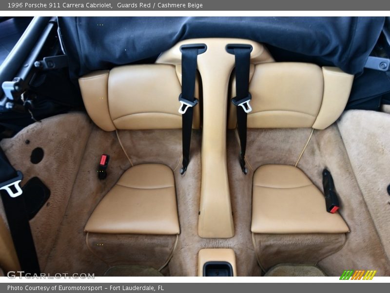 Rear Seat of 1996 911 Carrera Cabriolet
