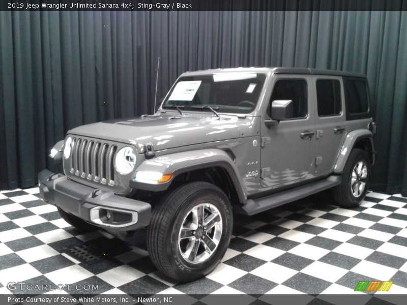 Sting-Gray / Black 2019 Jeep Wrangler Unlimited Sahara 4x4