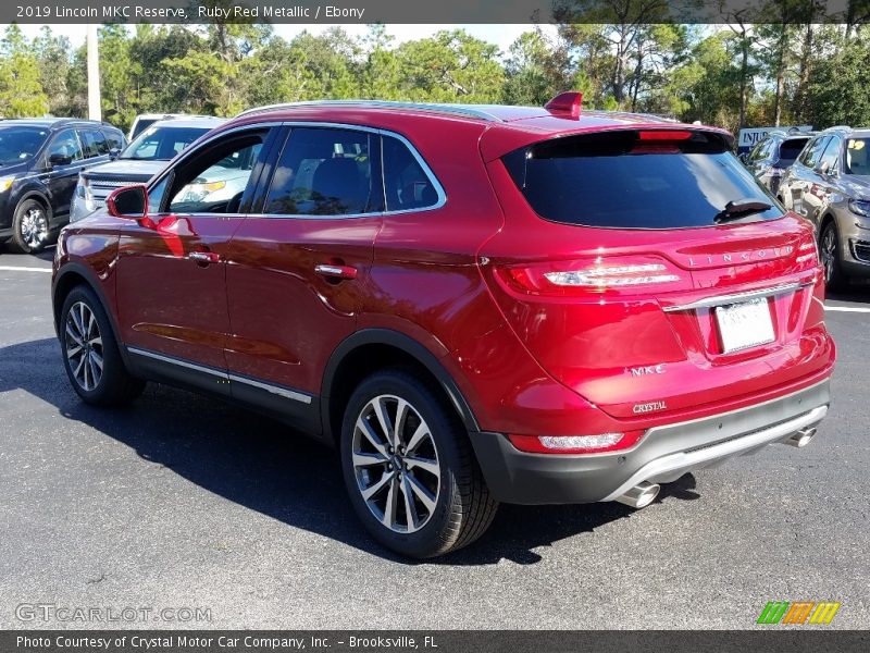 Ruby Red Metallic / Ebony 2019 Lincoln MKC Reserve