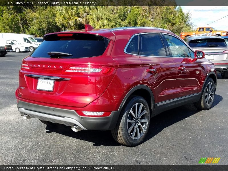 Ruby Red Metallic / Ebony 2019 Lincoln MKC Reserve