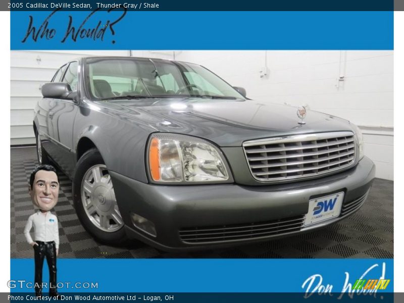 Thunder Gray / Shale 2005 Cadillac DeVille Sedan