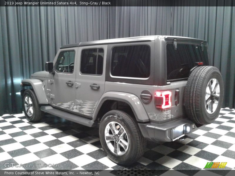 Sting-Gray / Black 2019 Jeep Wrangler Unlimited Sahara 4x4