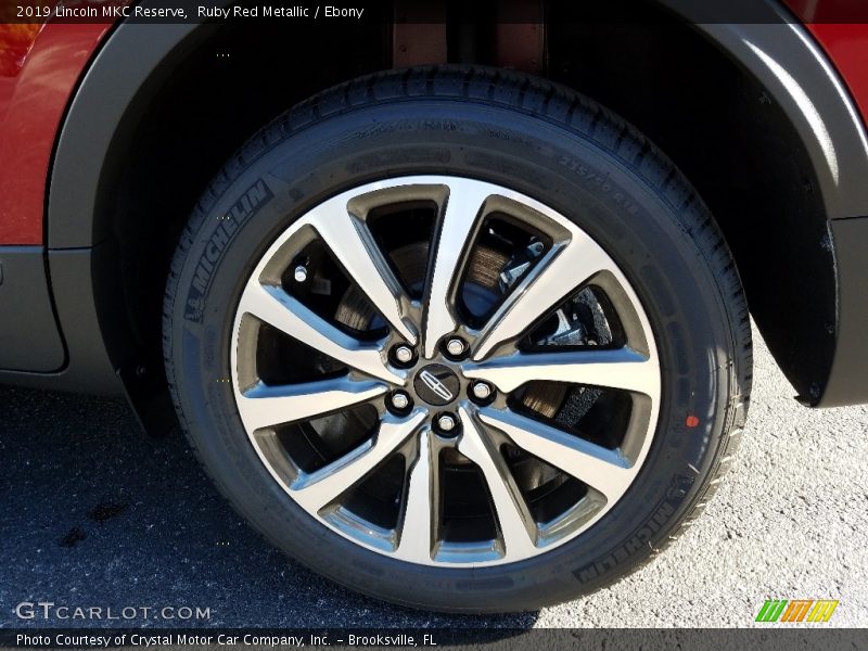 Ruby Red Metallic / Ebony 2019 Lincoln MKC Reserve