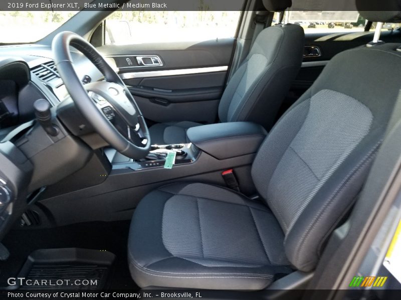 Blue Metallic / Medium Black 2019 Ford Explorer XLT