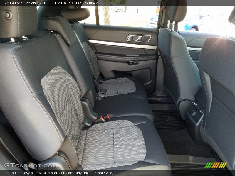 Blue Metallic / Medium Black 2019 Ford Explorer XLT