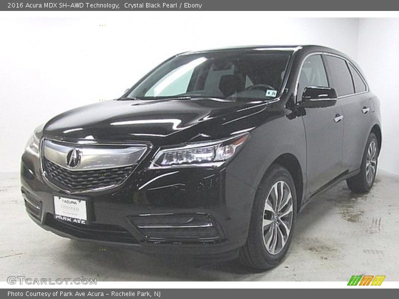 Crystal Black Pearl / Ebony 2016 Acura MDX SH-AWD Technology
