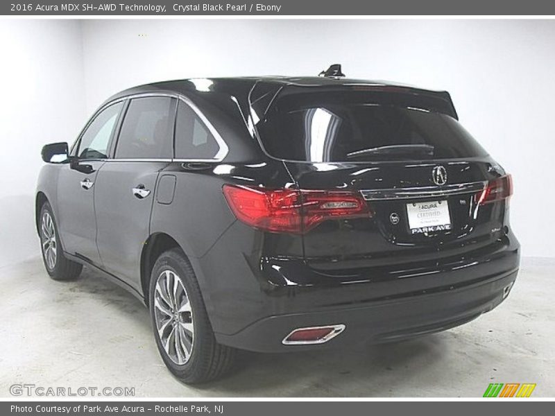 Crystal Black Pearl / Ebony 2016 Acura MDX SH-AWD Technology