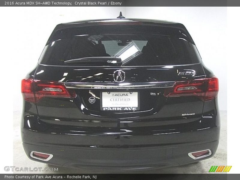 Crystal Black Pearl / Ebony 2016 Acura MDX SH-AWD Technology