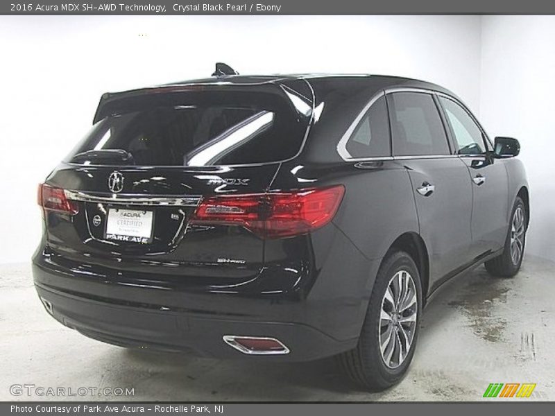 Crystal Black Pearl / Ebony 2016 Acura MDX SH-AWD Technology