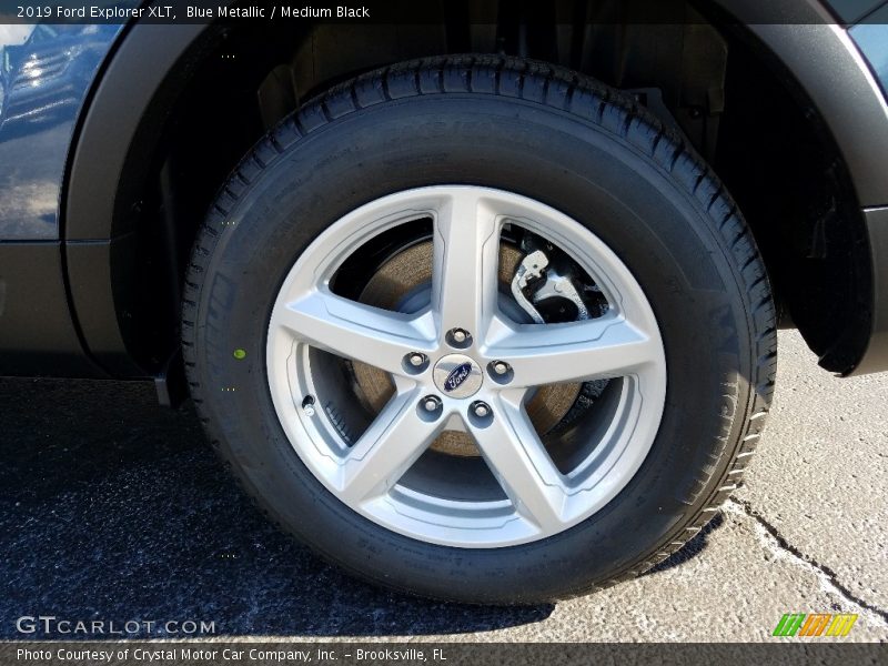 Blue Metallic / Medium Black 2019 Ford Explorer XLT