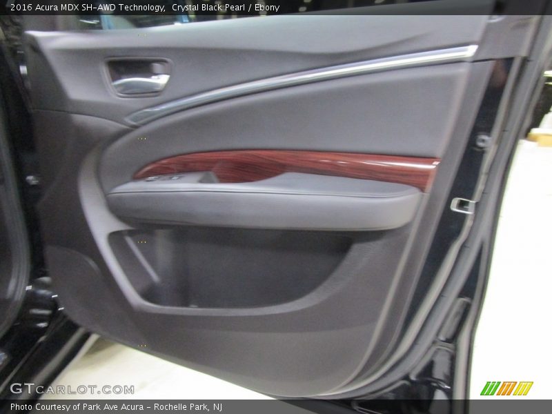 Crystal Black Pearl / Ebony 2016 Acura MDX SH-AWD Technology