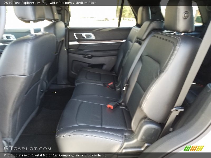 White Platinum / Medium Black 2019 Ford Explorer Limited
