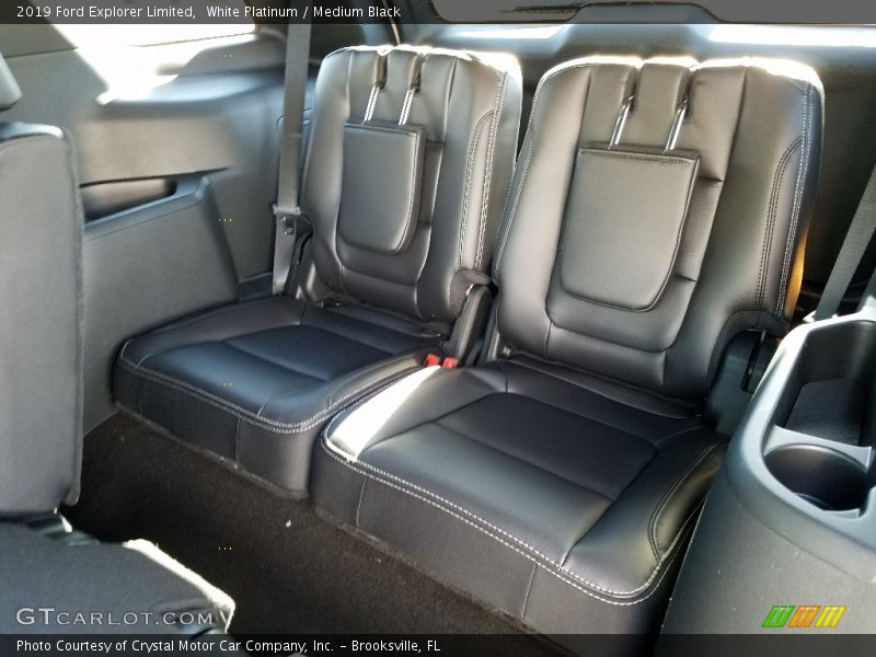 White Platinum / Medium Black 2019 Ford Explorer Limited