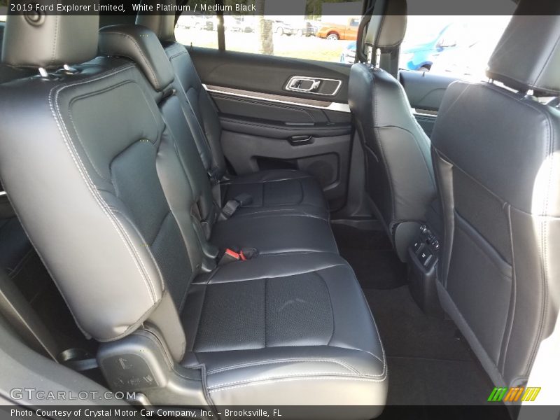 White Platinum / Medium Black 2019 Ford Explorer Limited