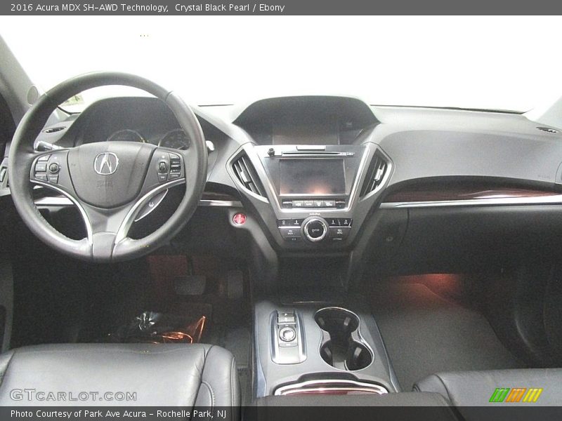 Crystal Black Pearl / Ebony 2016 Acura MDX SH-AWD Technology