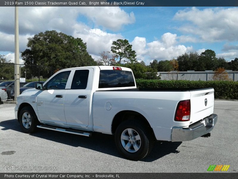 Bright White / Black/Diesel Gray 2019 Ram 1500 Classic Tradesman Quad Cab