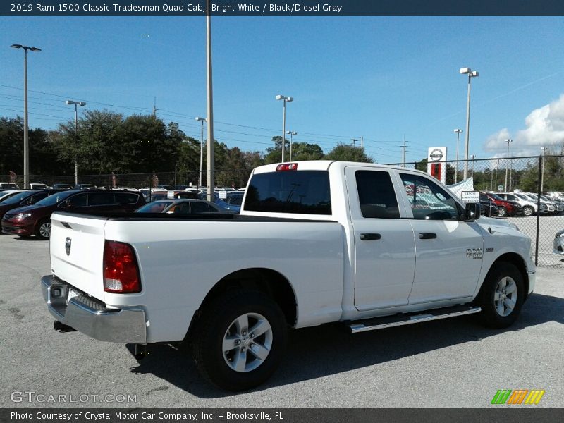 Bright White / Black/Diesel Gray 2019 Ram 1500 Classic Tradesman Quad Cab