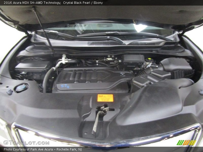 Crystal Black Pearl / Ebony 2016 Acura MDX SH-AWD Technology