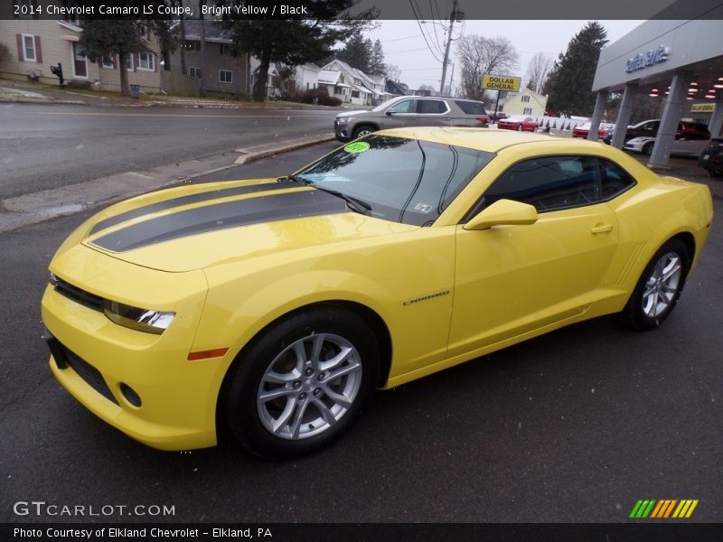 Bright Yellow / Black 2014 Chevrolet Camaro LS Coupe