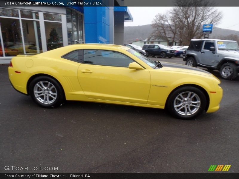 Bright Yellow / Black 2014 Chevrolet Camaro LS Coupe