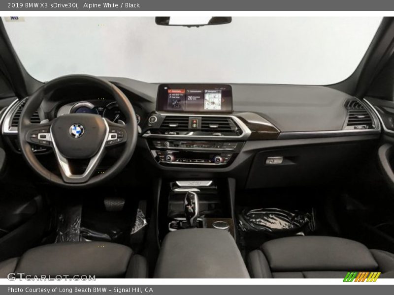 Alpine White / Black 2019 BMW X3 sDrive30i