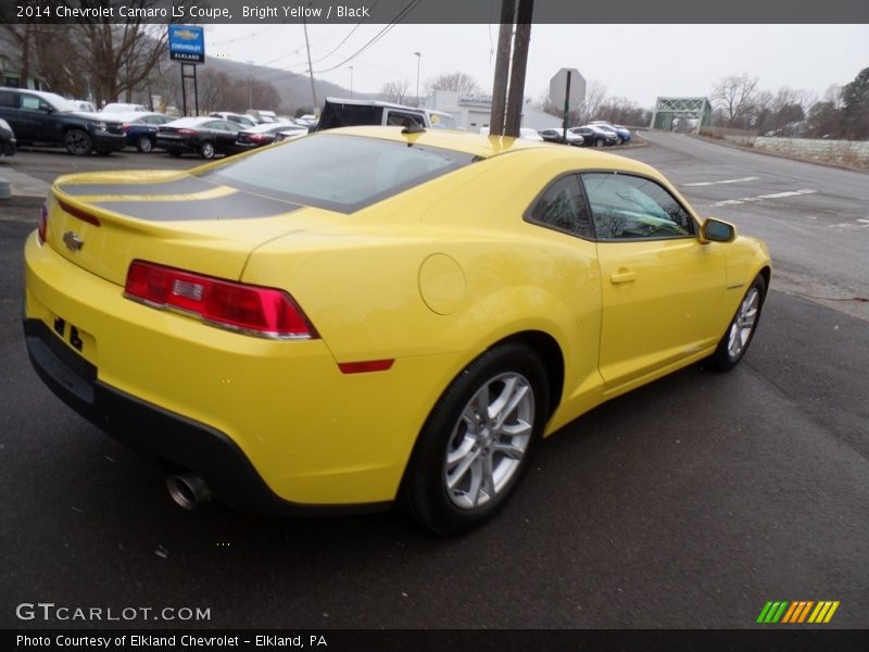 Bright Yellow / Black 2014 Chevrolet Camaro LS Coupe