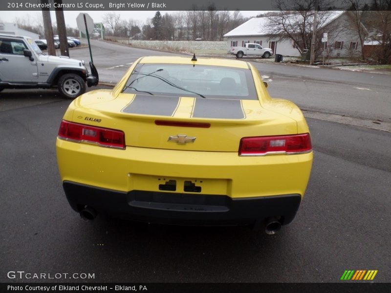 Bright Yellow / Black 2014 Chevrolet Camaro LS Coupe