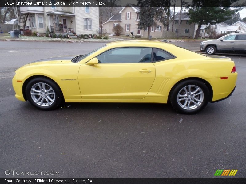 Bright Yellow / Black 2014 Chevrolet Camaro LS Coupe