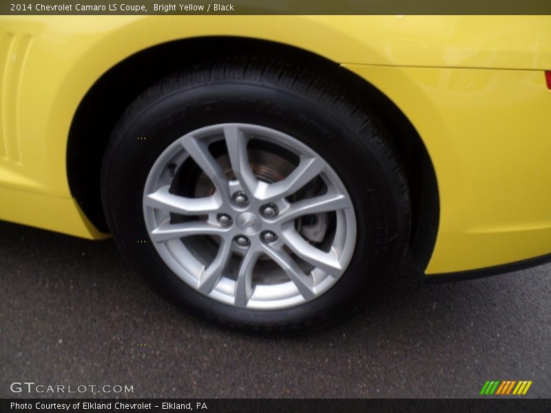 Bright Yellow / Black 2014 Chevrolet Camaro LS Coupe