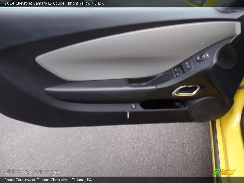 Bright Yellow / Black 2014 Chevrolet Camaro LS Coupe