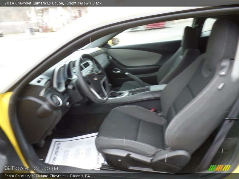 Bright Yellow / Black 2014 Chevrolet Camaro LS Coupe