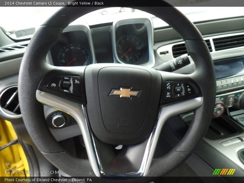 Bright Yellow / Black 2014 Chevrolet Camaro LS Coupe