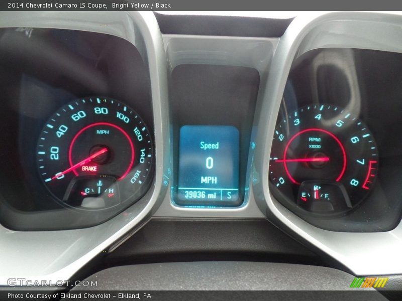 Bright Yellow / Black 2014 Chevrolet Camaro LS Coupe