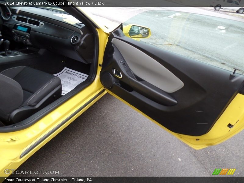 Bright Yellow / Black 2014 Chevrolet Camaro LS Coupe