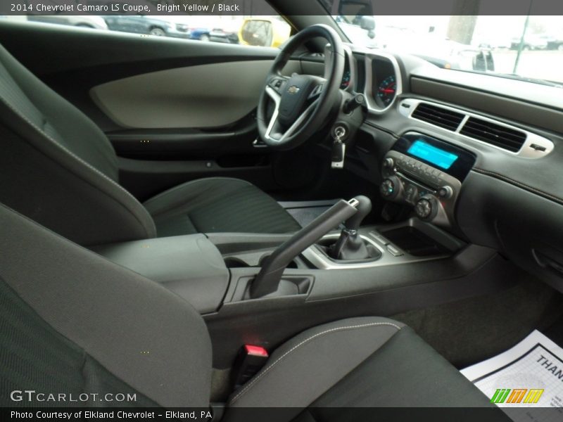 Bright Yellow / Black 2014 Chevrolet Camaro LS Coupe