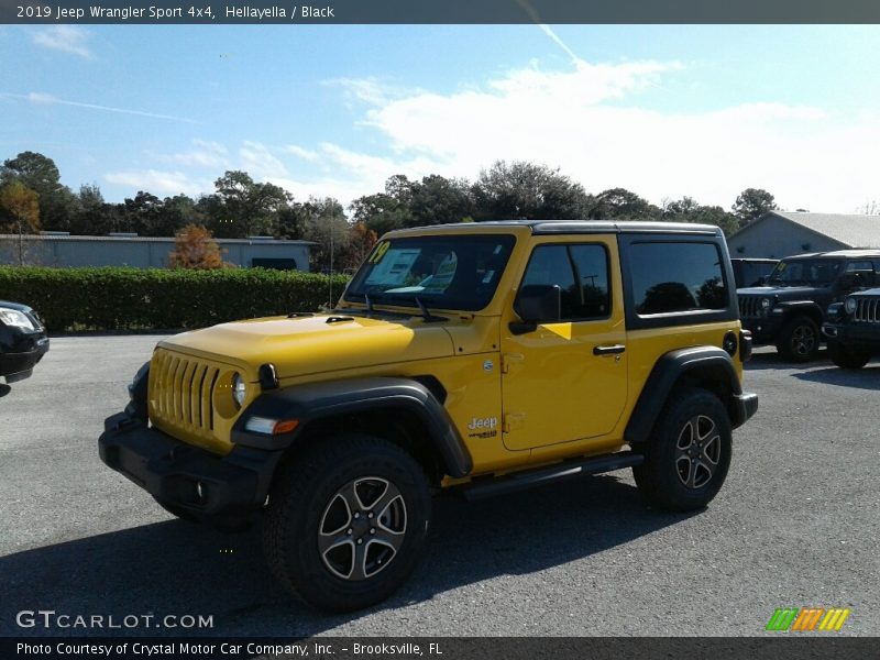 Hellayella / Black 2019 Jeep Wrangler Sport 4x4