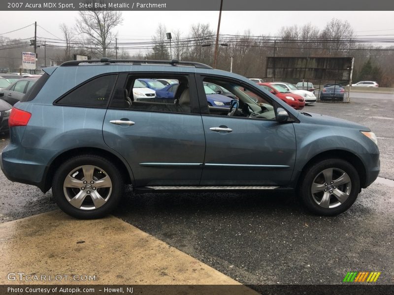 Steel Blue Metallic / Parchment 2007 Acura MDX Sport