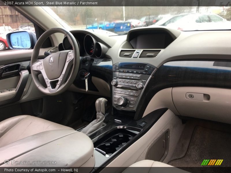 Steel Blue Metallic / Parchment 2007 Acura MDX Sport