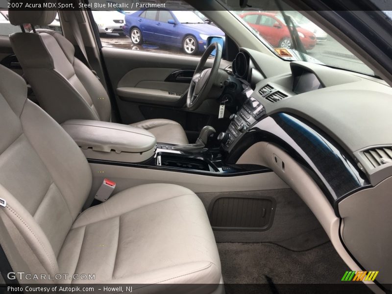 Steel Blue Metallic / Parchment 2007 Acura MDX Sport