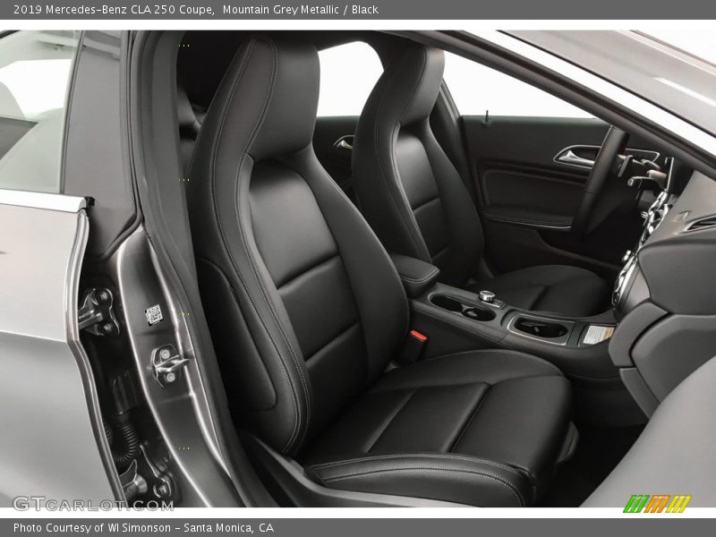 Mountain Grey Metallic / Black 2019 Mercedes-Benz CLA 250 Coupe